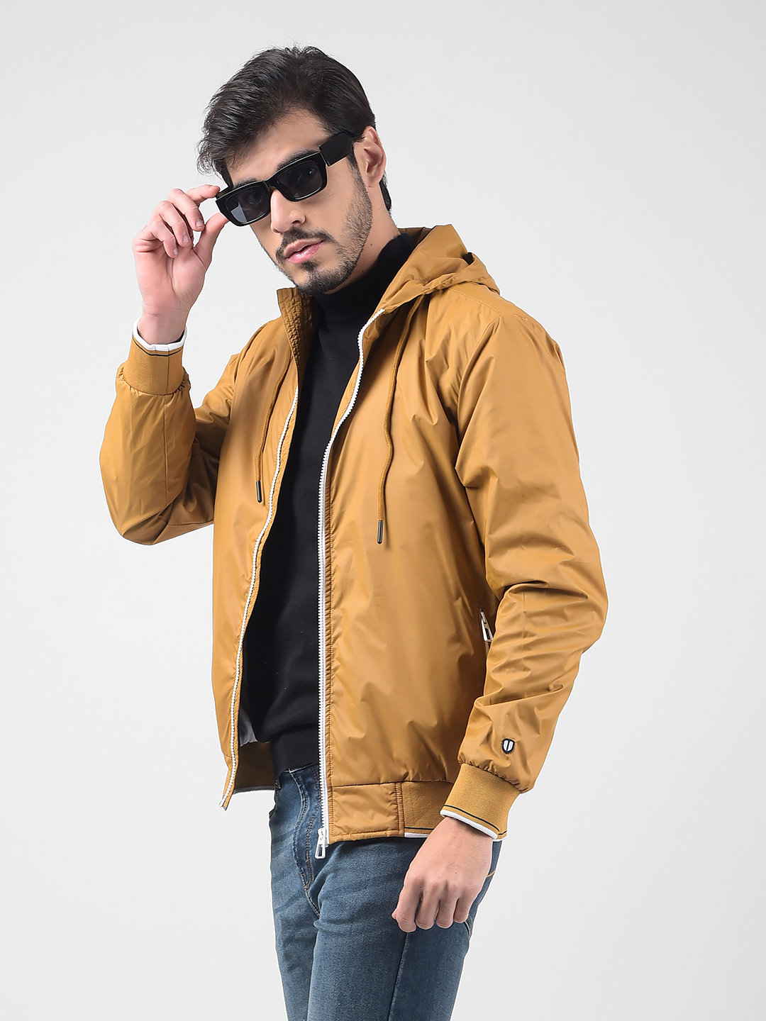 Numero Uno Men Solid Yellow Jacket